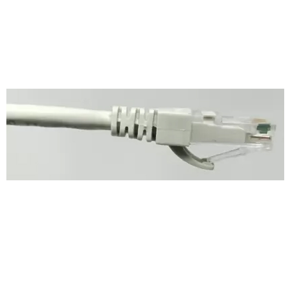Dax (DX-C06002 - Grey) 2 Metre Cat.6 Patch Cord, 24AWG, Grey color, Moulded Factory Crimped - 100% Bare Copper